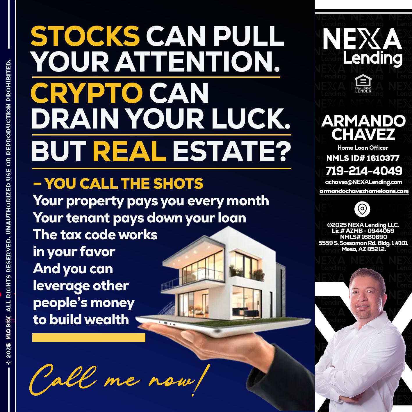 STOCK YOUR - Armando Chavez -Home Loan Officer
