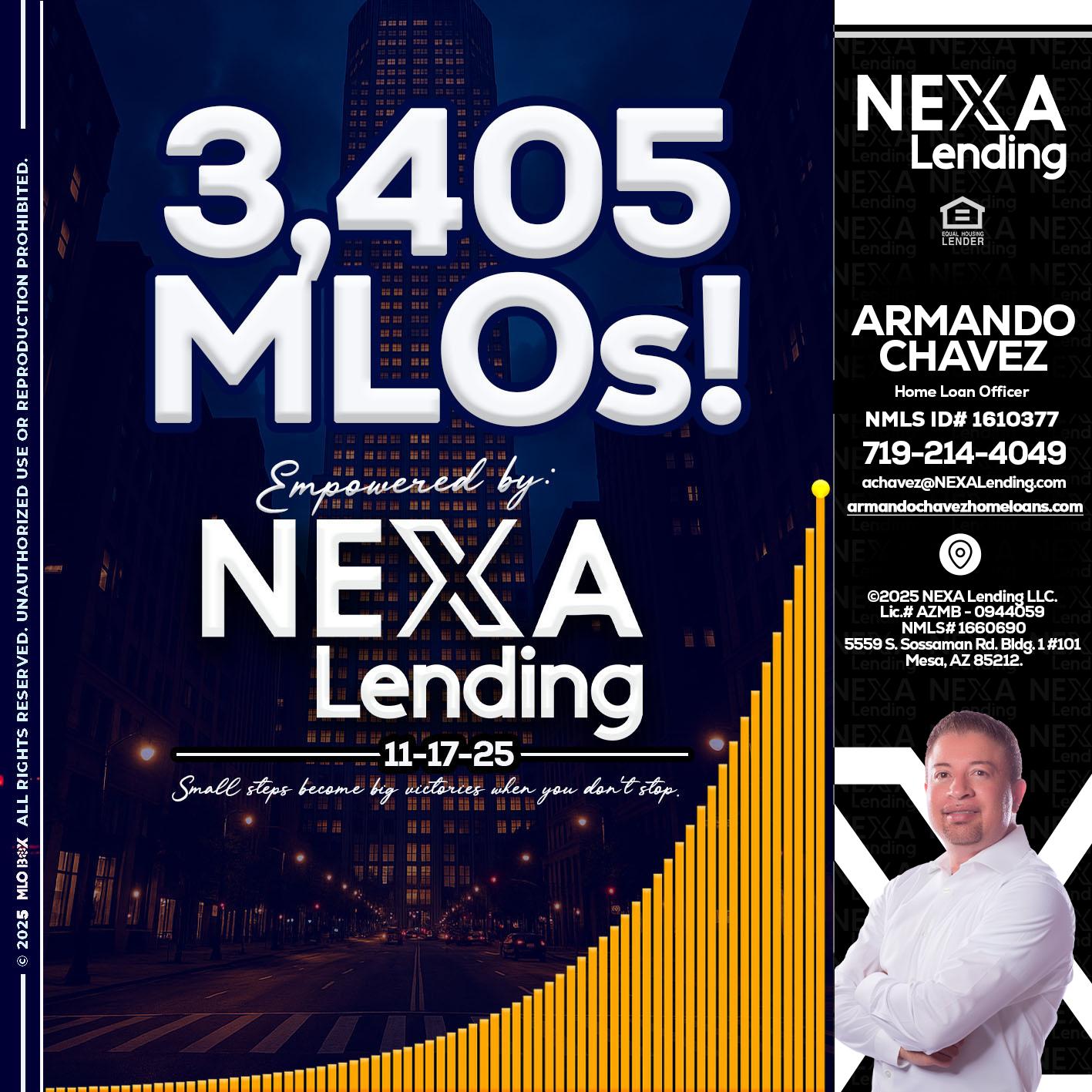 3405 MLOs - Armando Chavez -Home Loan Officer