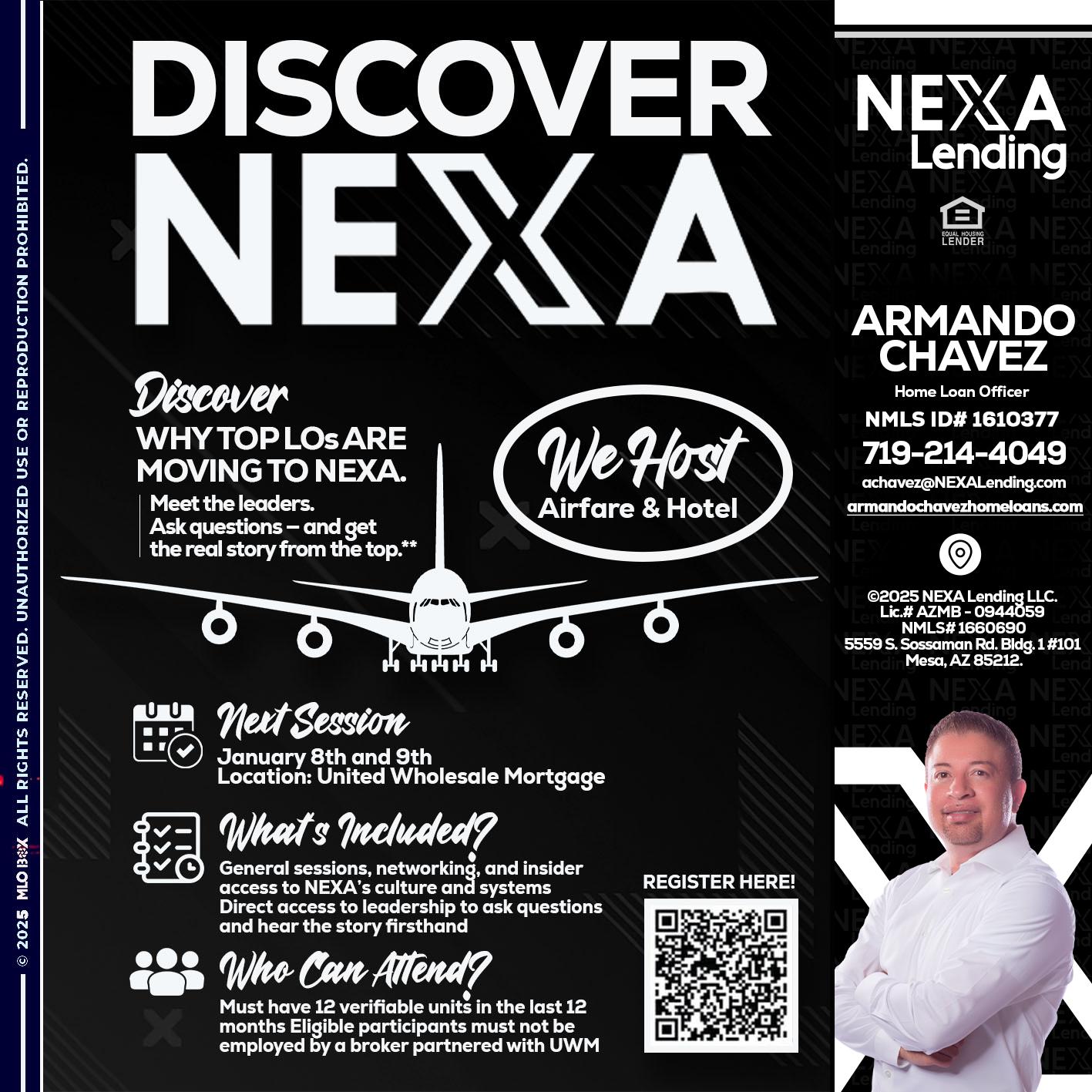 DISCOVER NEXA - Armando Chavez -Home Loan Officer