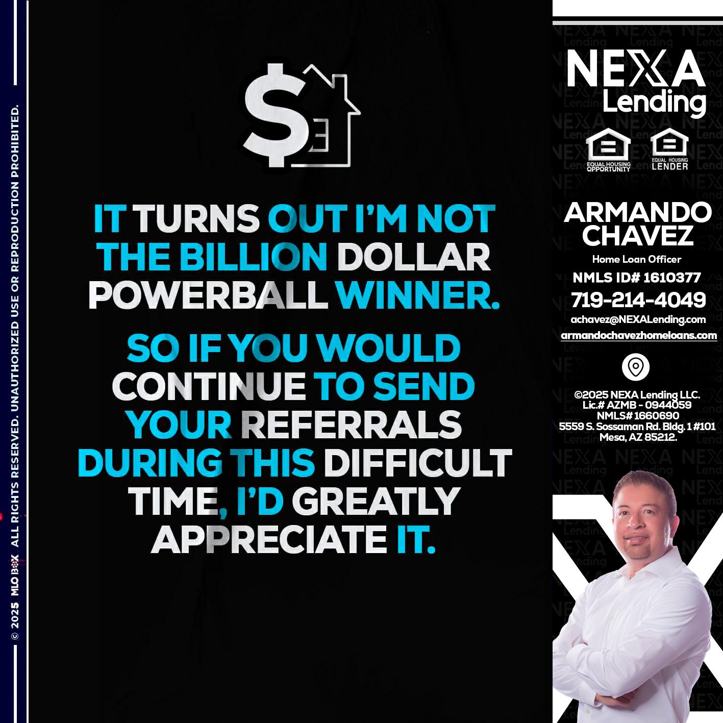 IT TURNS - Armando Chavez -Home Loan Officer