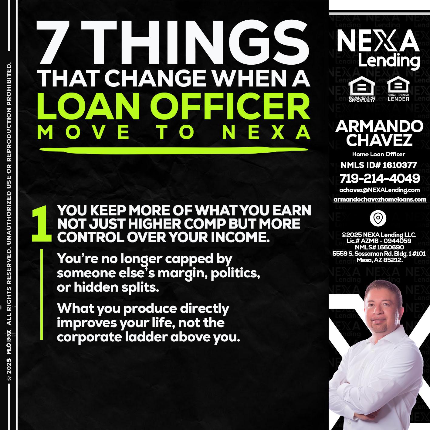 7 THINGS (1) - Armando Chavez -Home Loan Officer