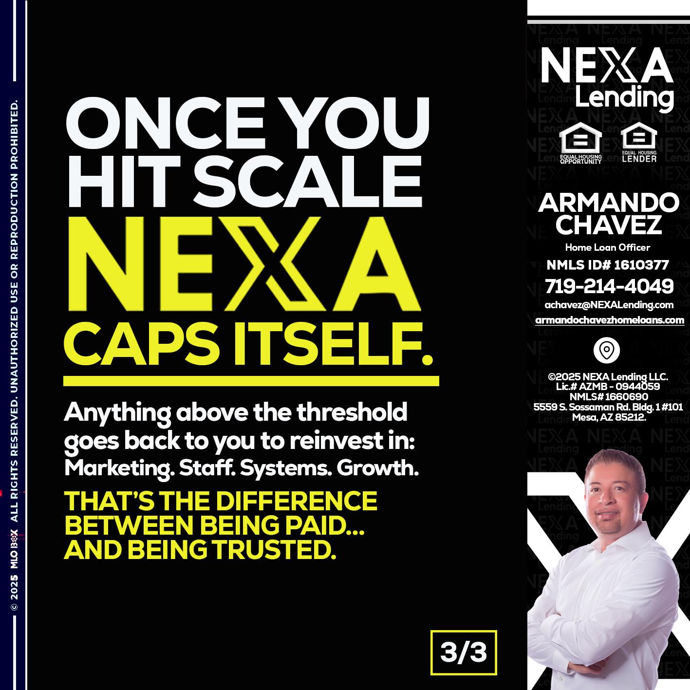 3 OF 3 - Armando Chavez -Home Loan Officer