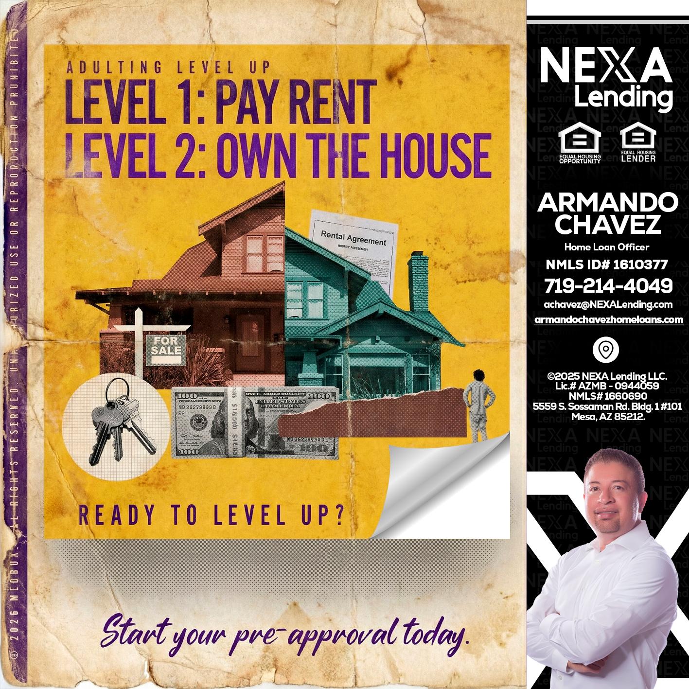 LEVEL 1 - Armando Chavez -Home Loan Officer