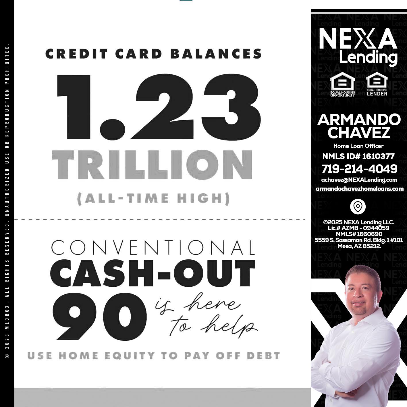 CREDIT CARD BALANCE - Armando Chavez -Home Loan Officer