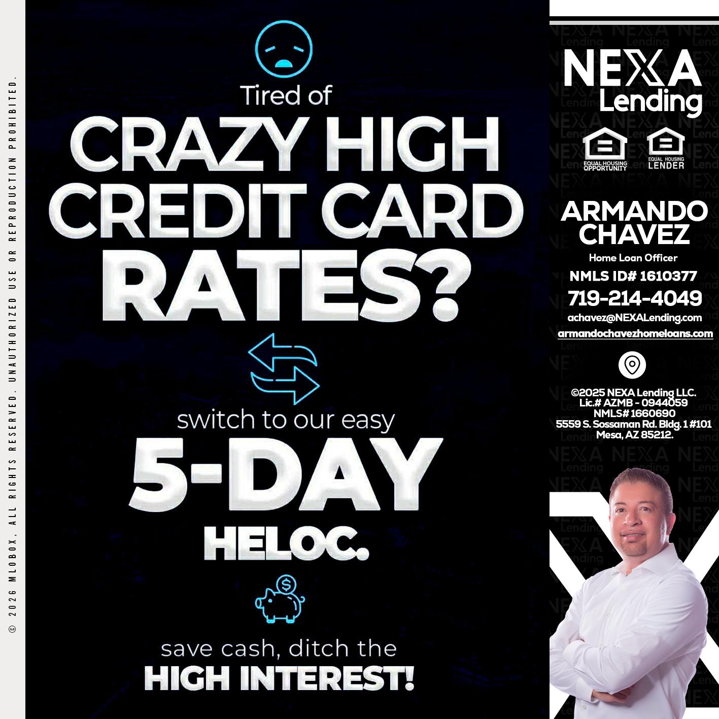 CRAZY HIGH - Armando Chavez -Home Loan Officer