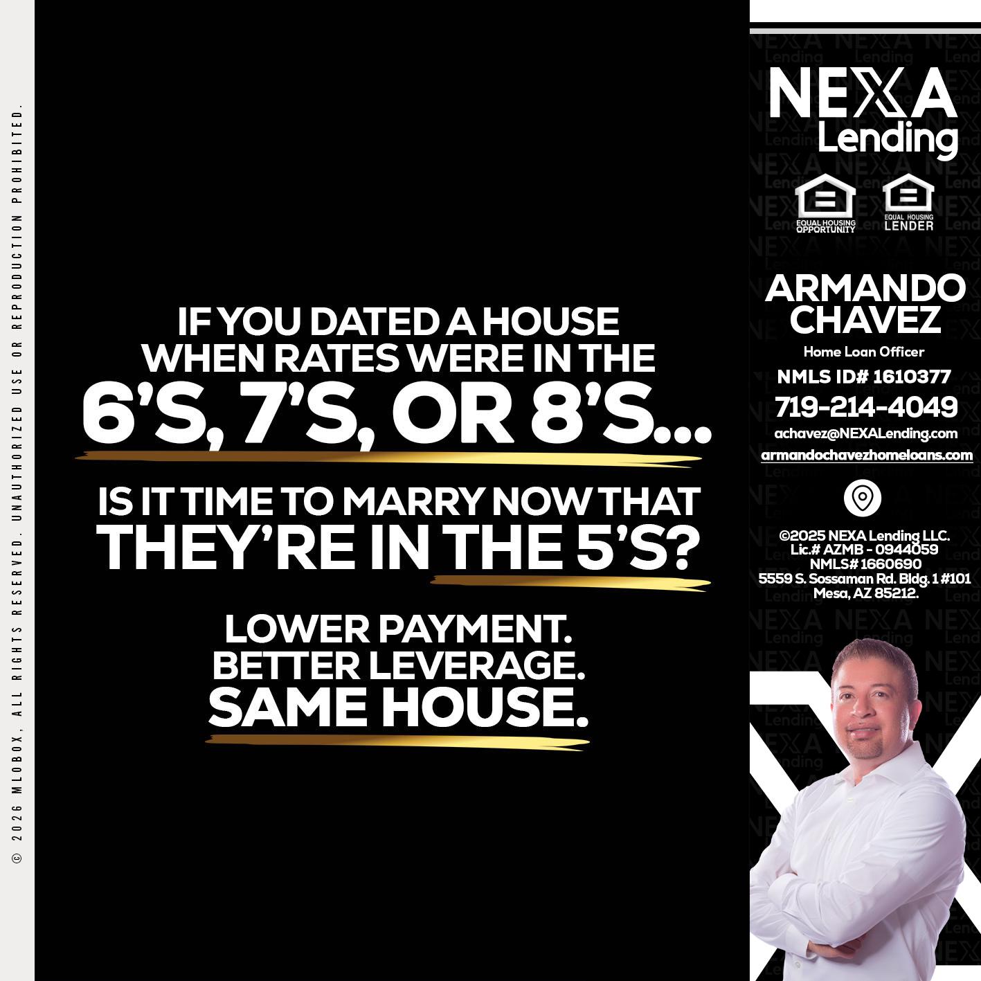 if you dated a house - Armando Chavez -Home Loan Officer