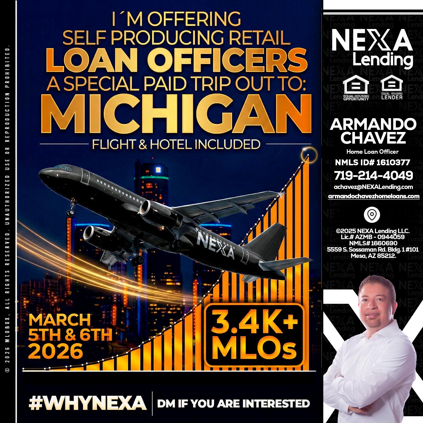 MICHIGAN - Armando Chavez -Home Loan Officer