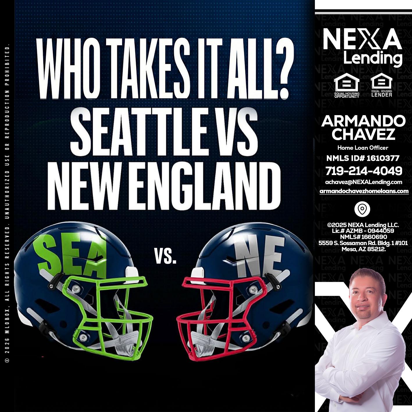 WHO TAKE IT ALL? - Armando Chavez -Home Loan Officer