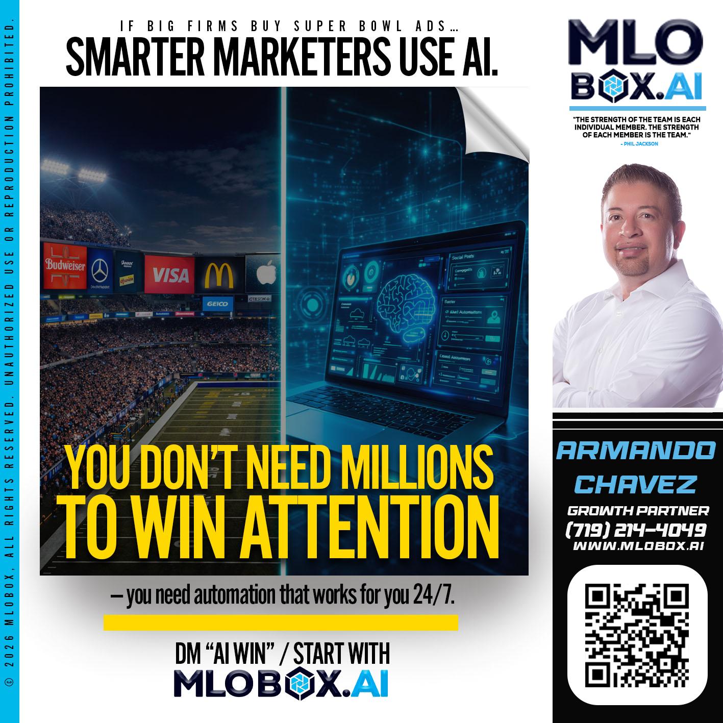 you don't need - Armando Chavez -Home Loan Officer