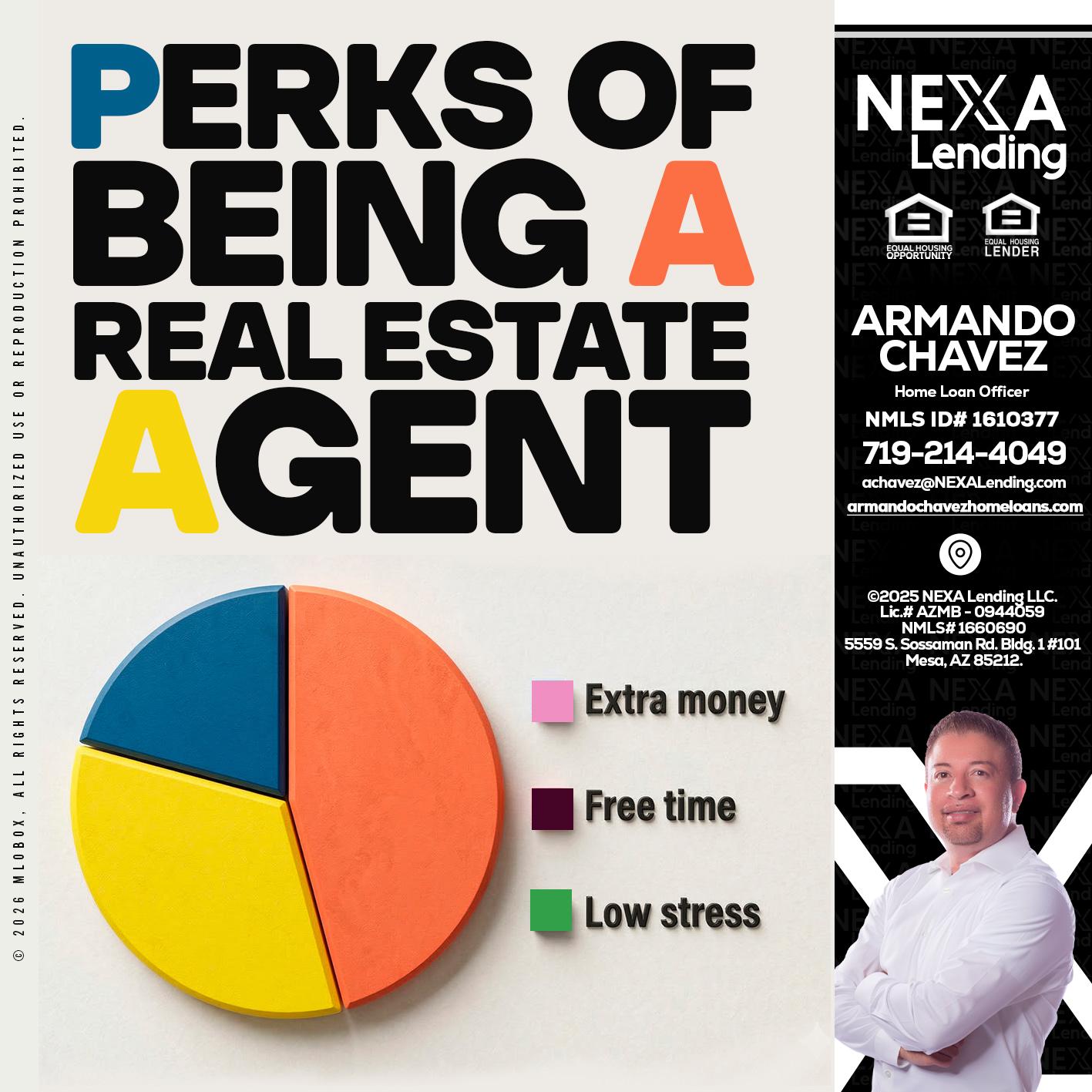 PERKS OF BEING - Armando Chavez -Home Loan Officer