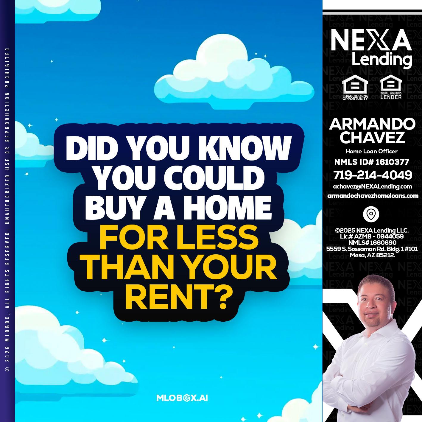 DID YOU KNOW - Armando Chavez -Home Loan Officer