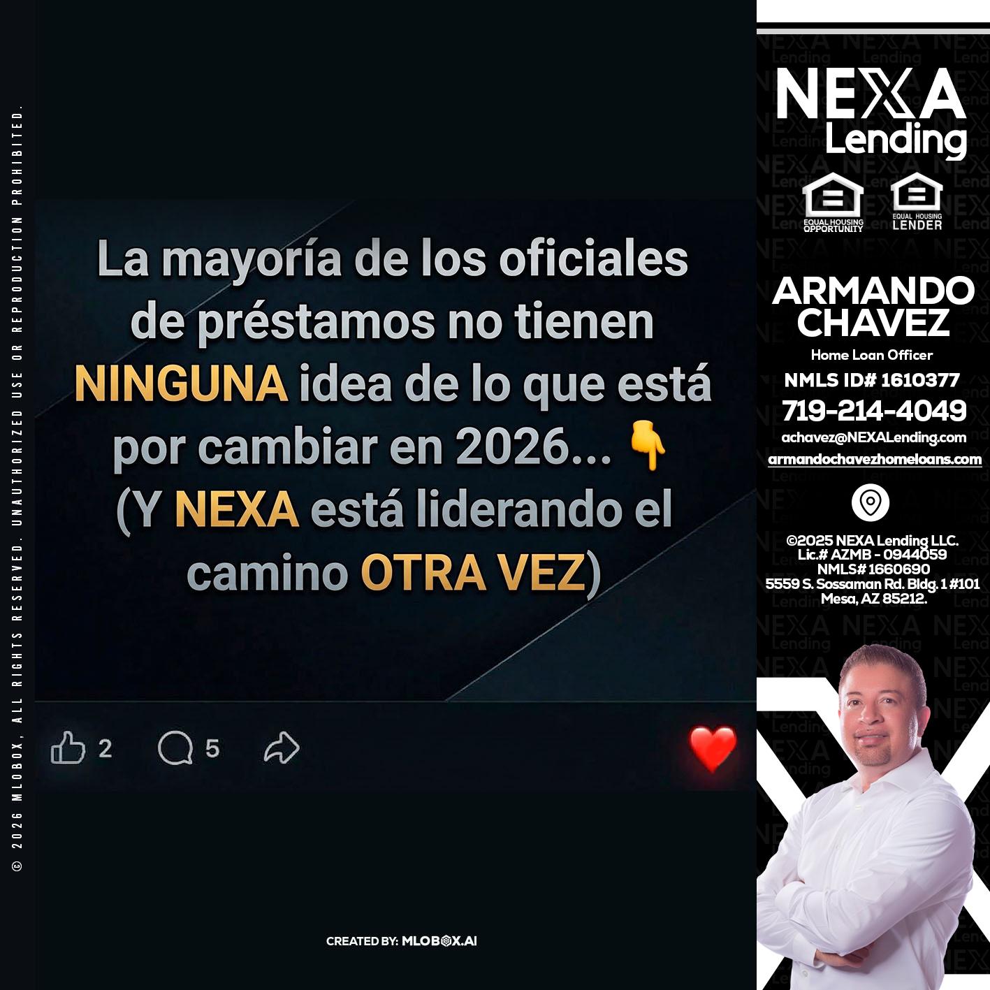 la mayoría de - Armando Chavez -Home Loan Officer