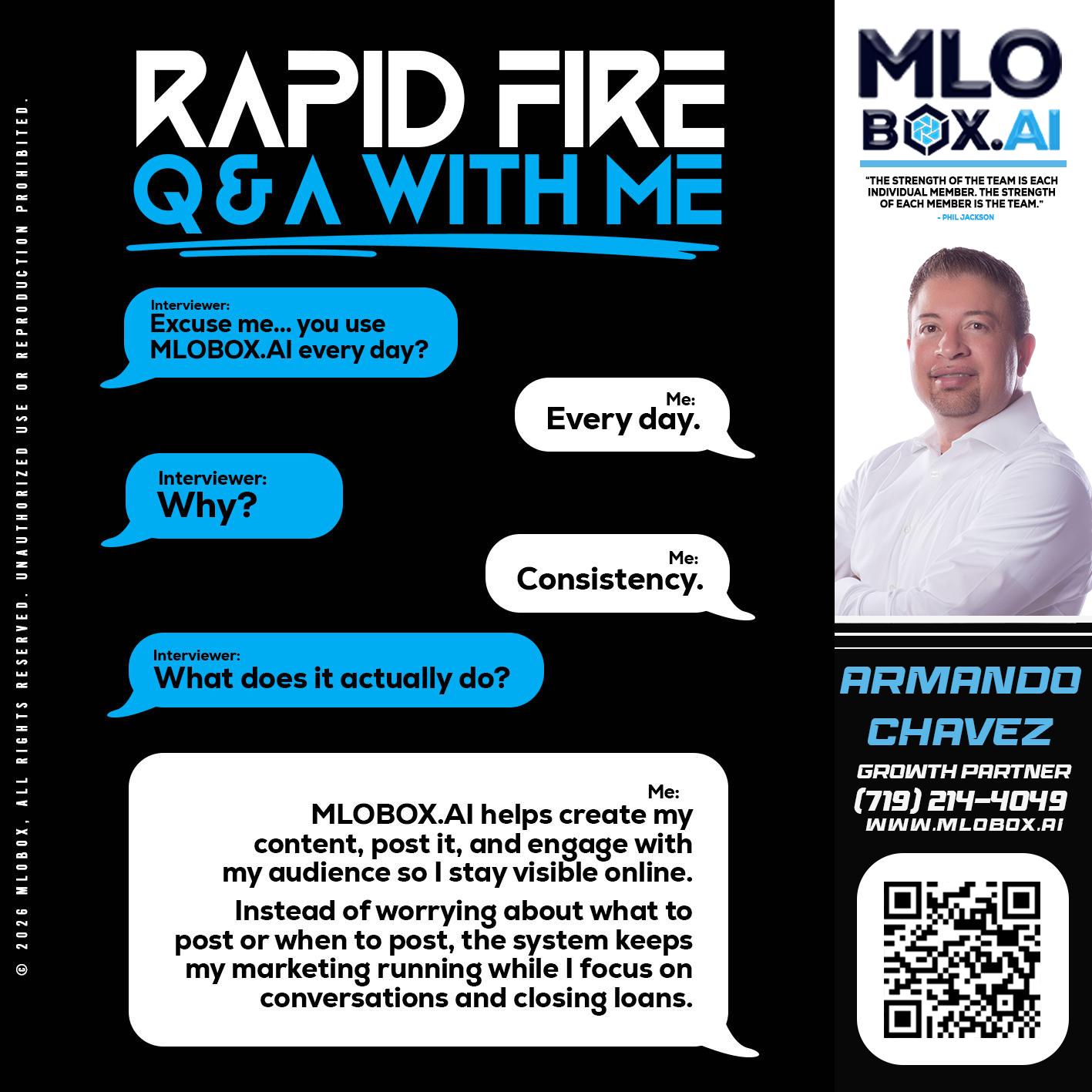 RAPID Q&A - Armando Chavez -Home Loan Officer