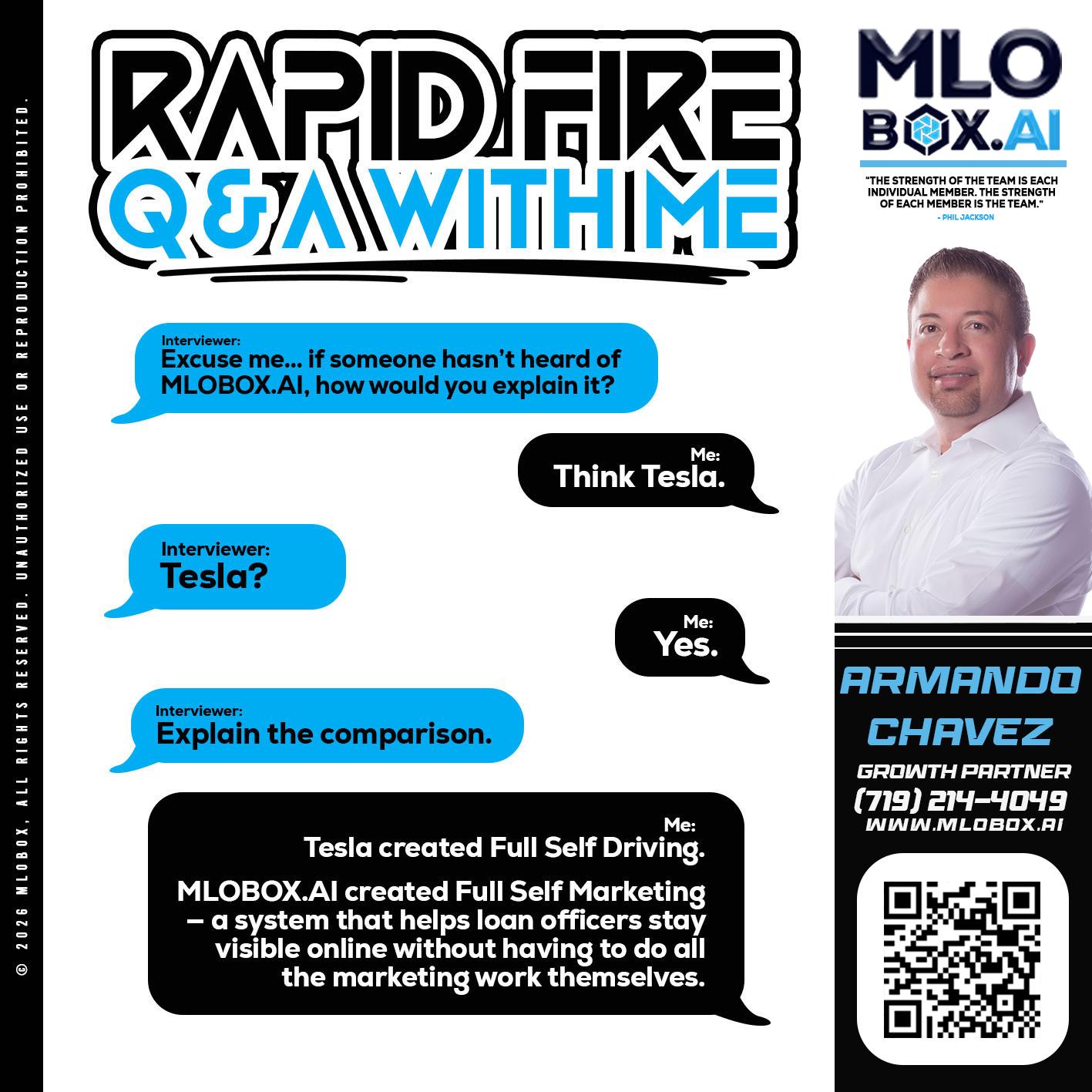 RAPID FIRE Q&A - Armando Chavez -Home Loan Officer