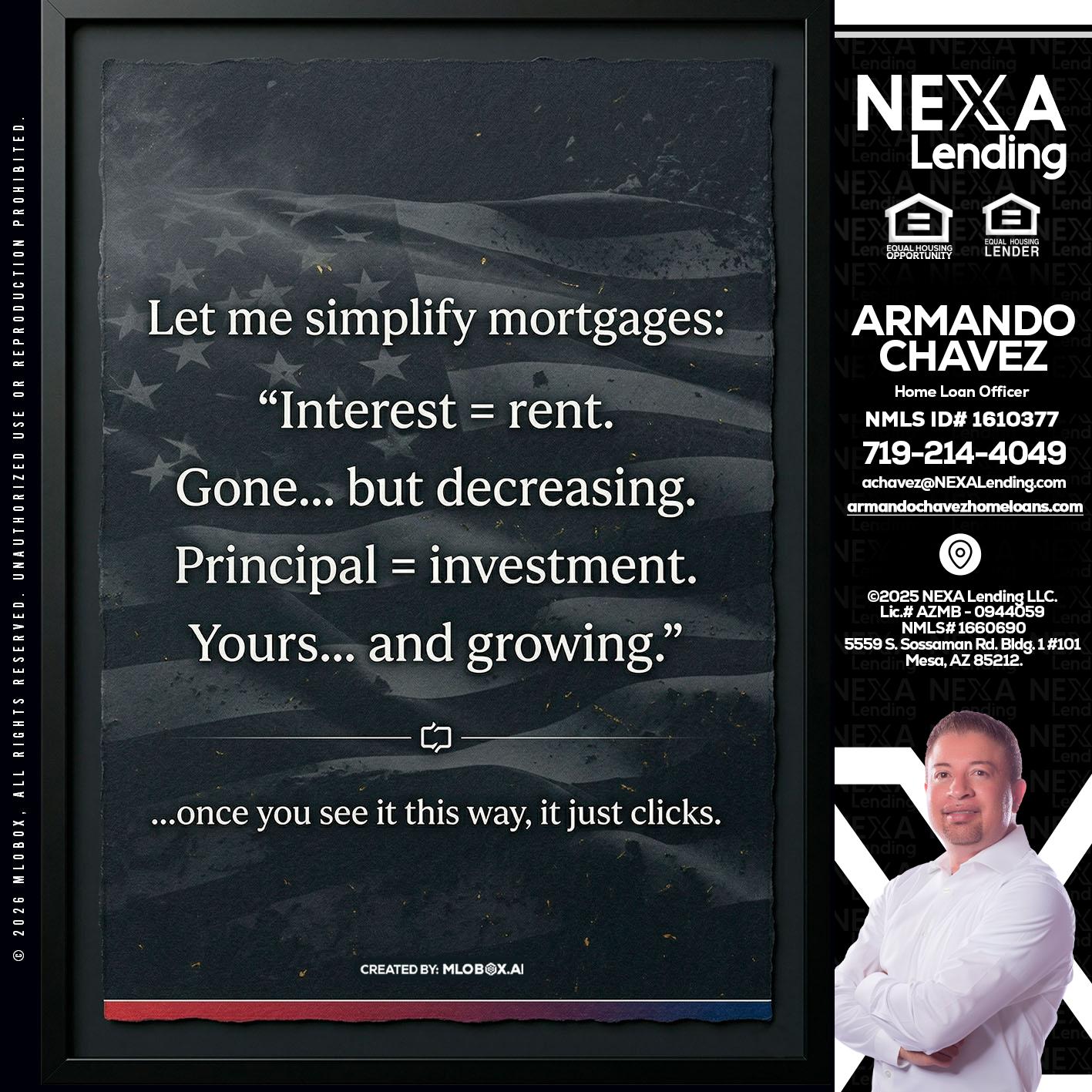 LET ME SIMPLIFY - Armando Chavez -Home Loan Officer