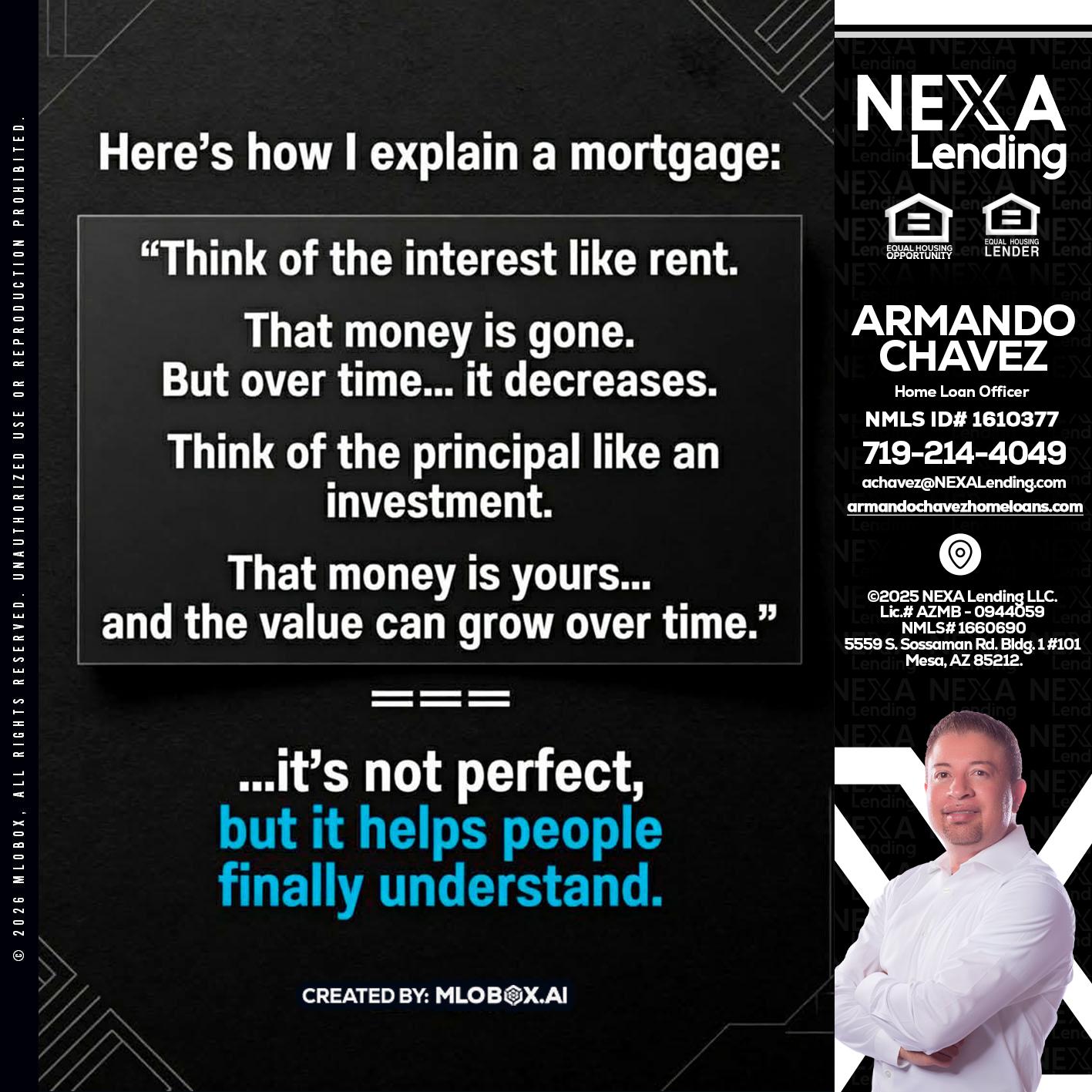 HERES NOW - Armando Chavez -Home Loan Officer