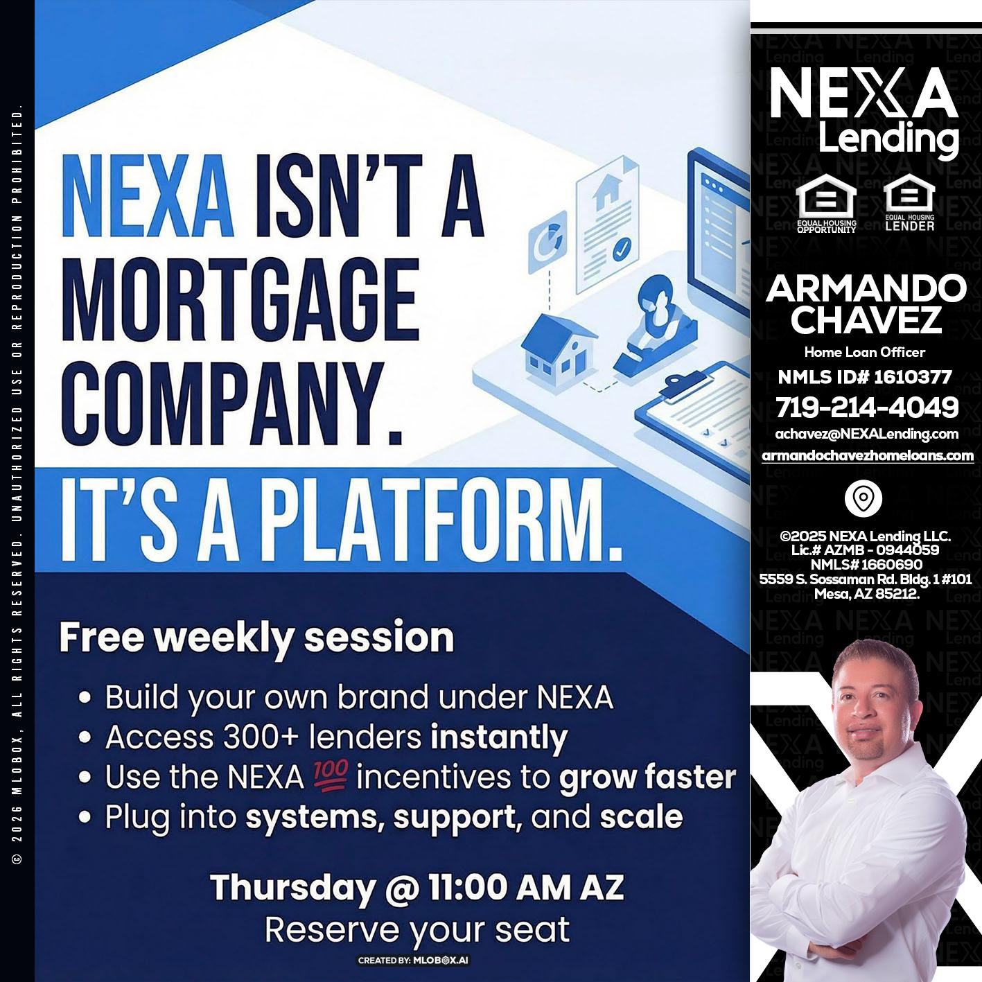 NEXA ISNT - Armando Chavez -Home Loan Officer