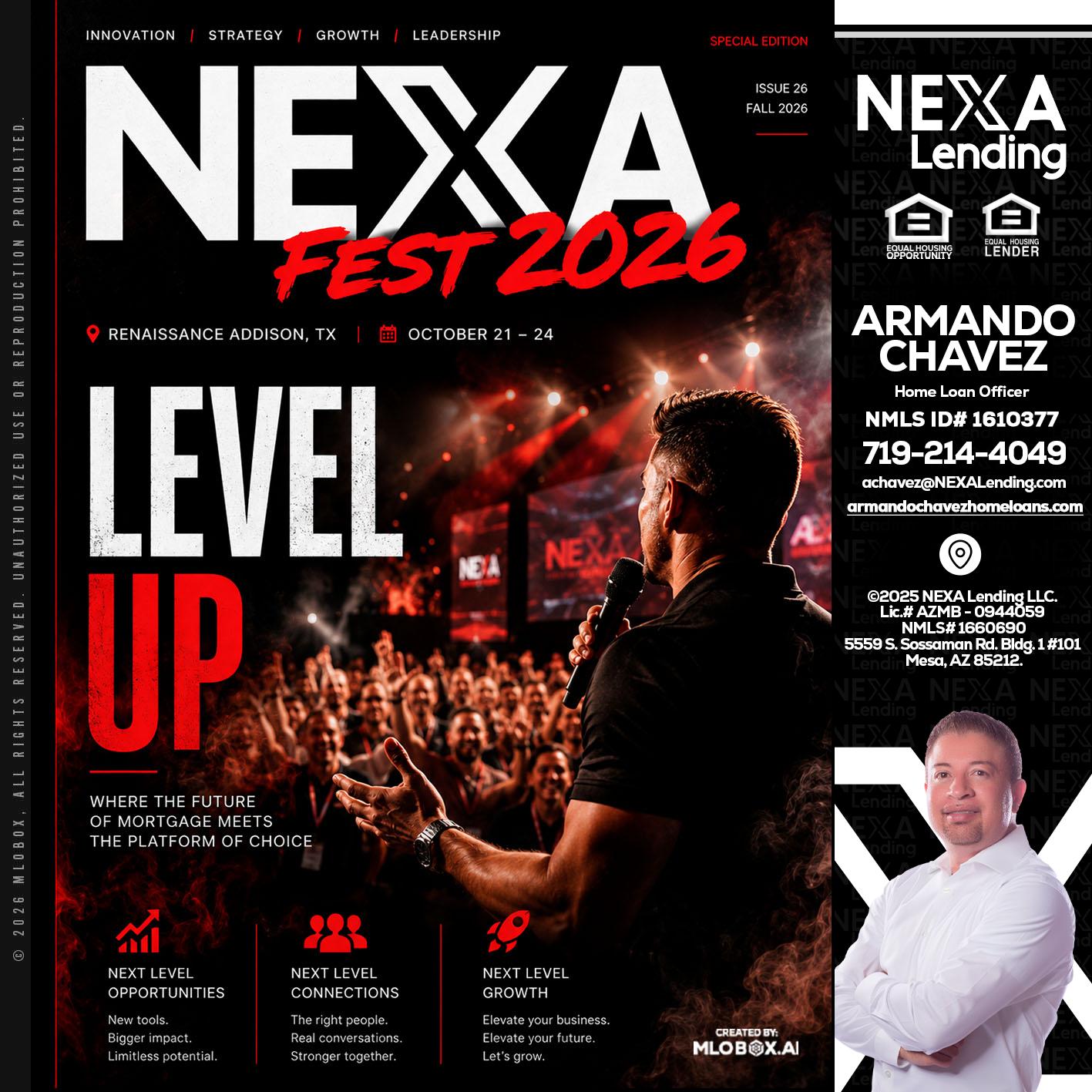 NEXA FEST 2026 - Armando Chavez -Home Loan Officer