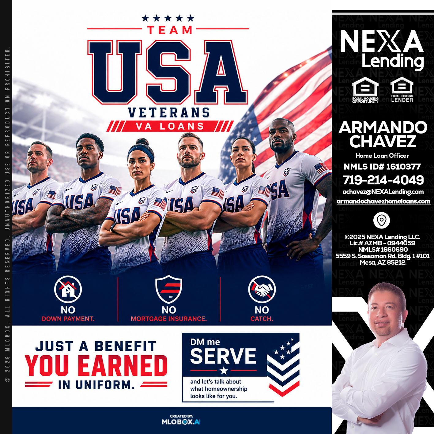 USA TEAM - Armando Chavez -Home Loan Officer
