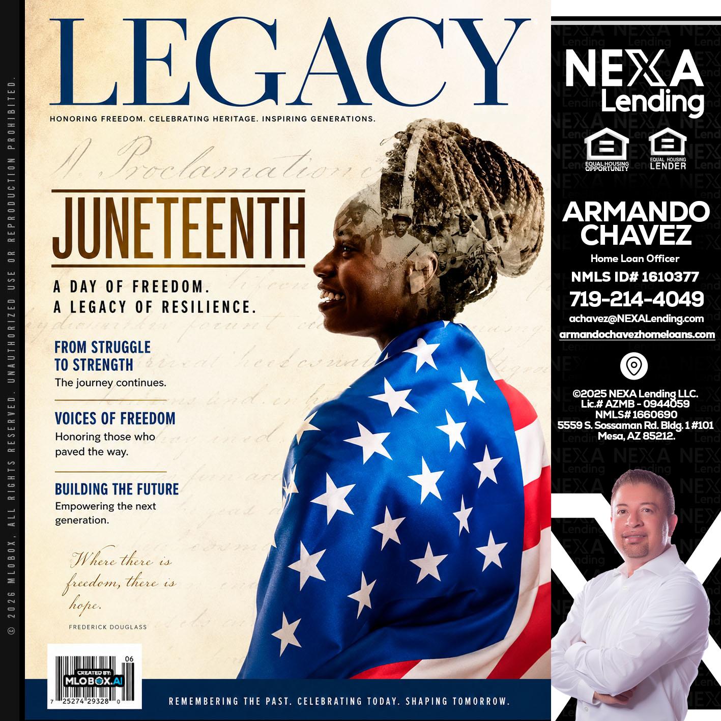 LEGACY - Armando Chavez -Home Loan Officer