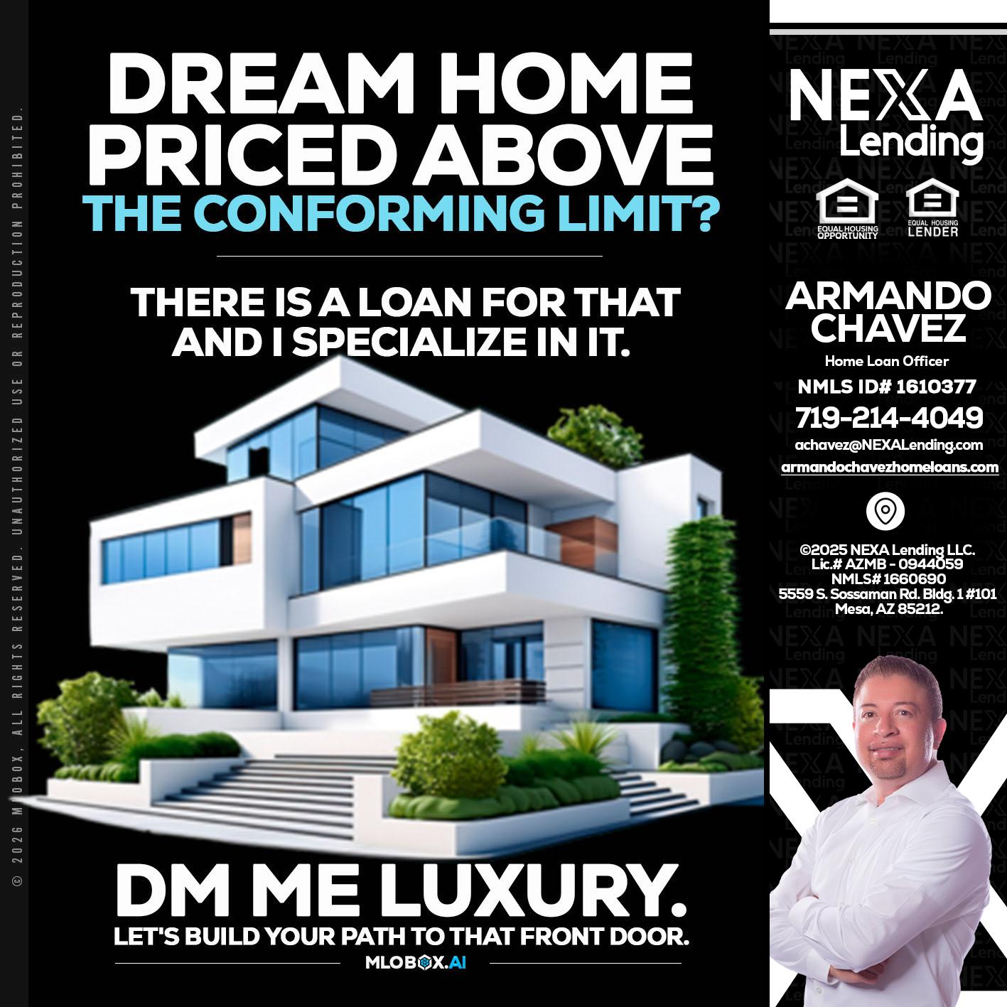 DREAM HOME - Armando Chavez -Home Loan Officer