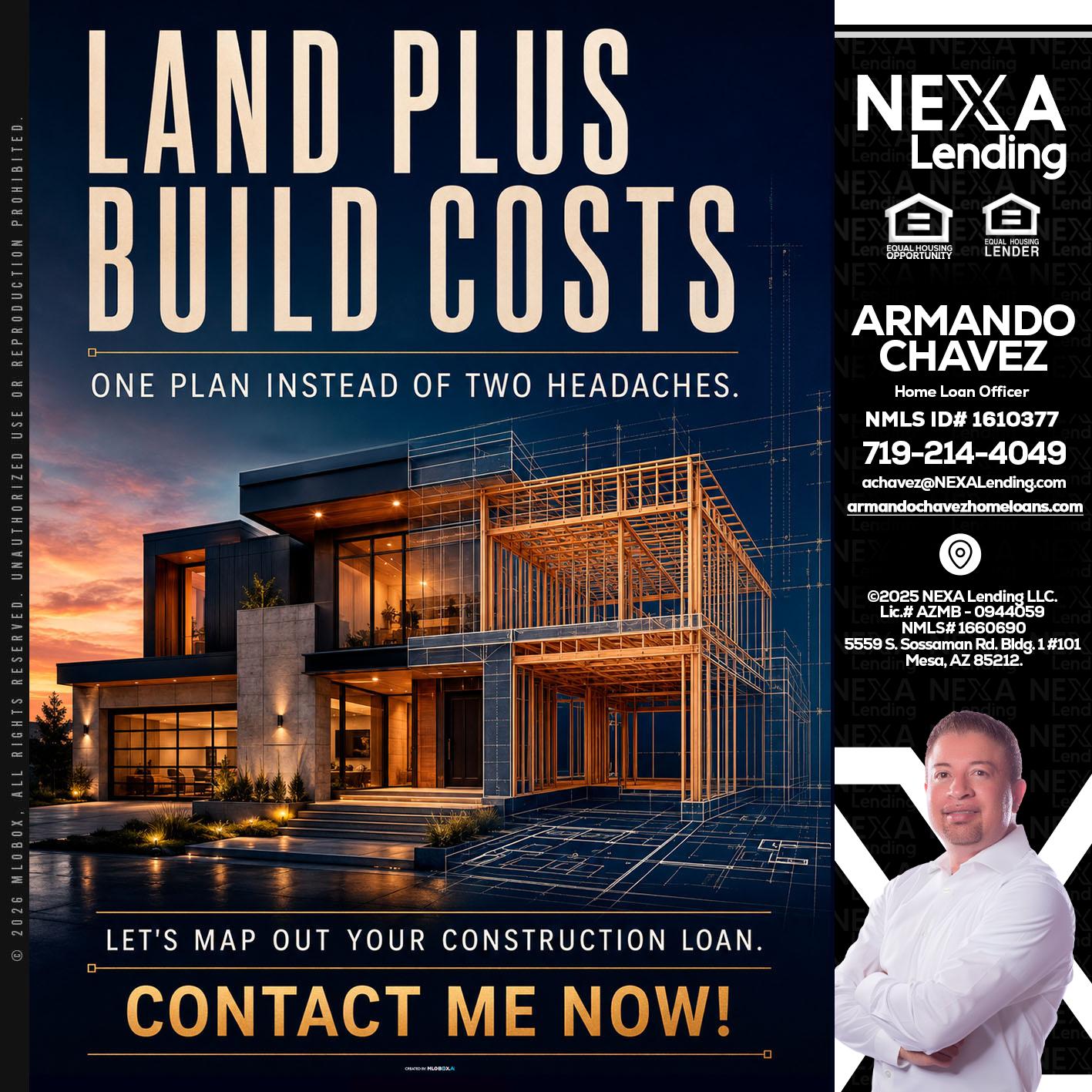 LAND PLUS - Armando Chavez -Home Loan Officer