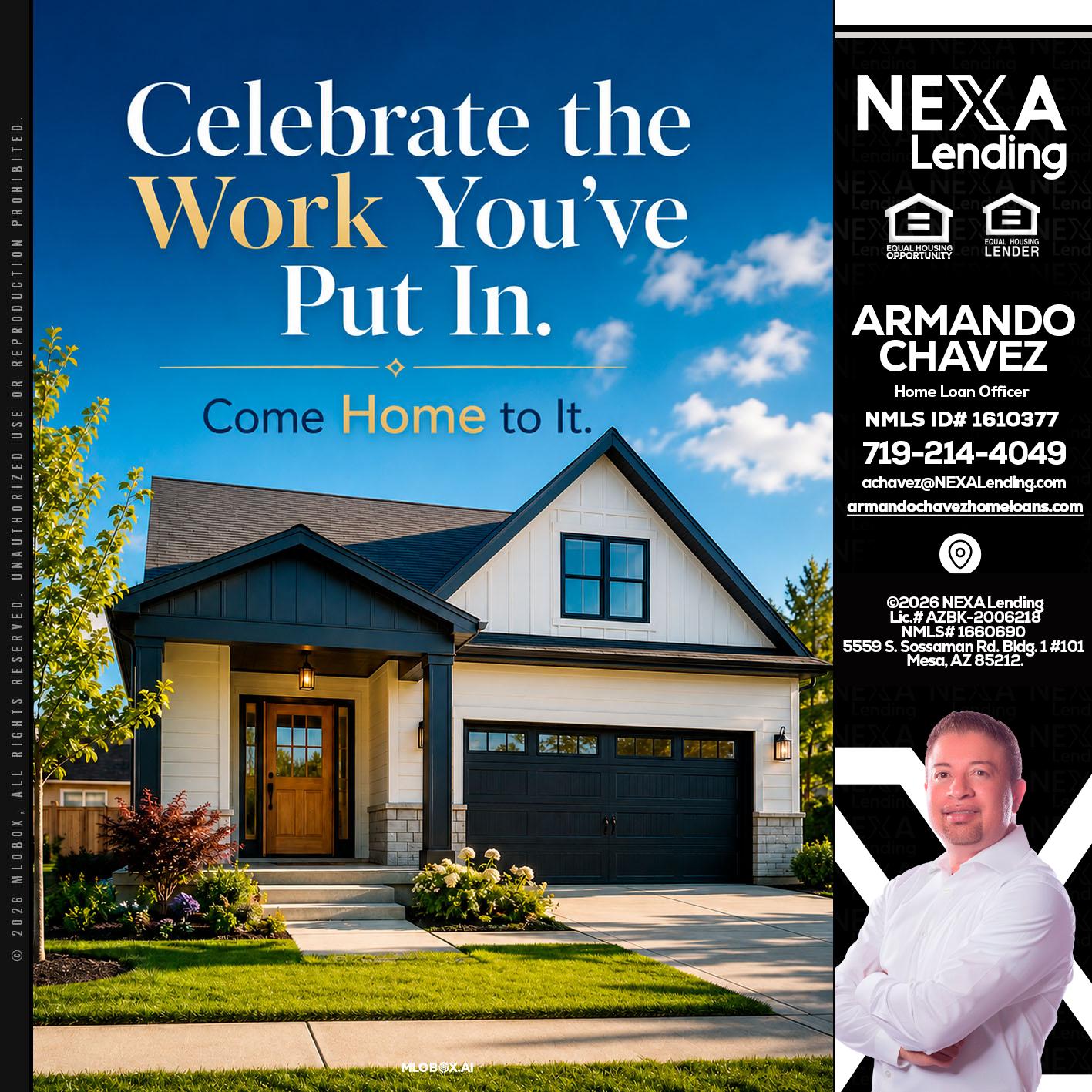 celebrate Labor Day - Armando Chavez -Home Loan Officer
