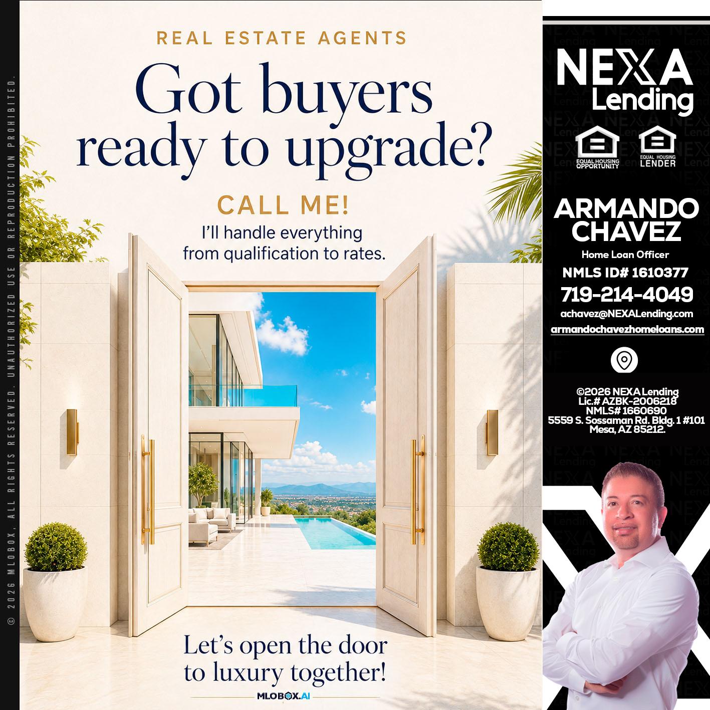 got buyers? - Armando Chavez -Home Loan Officer