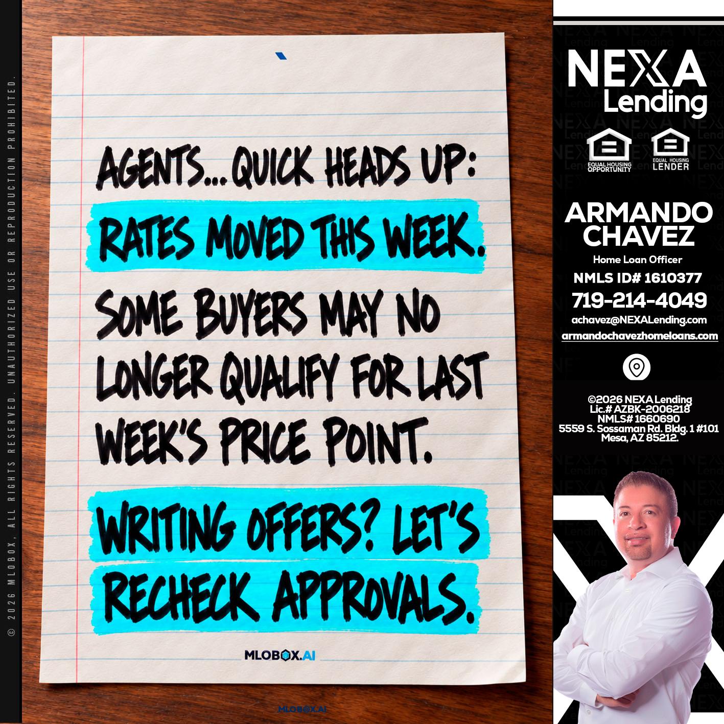AGENTS - Armando Chavez -Home Loan Officer